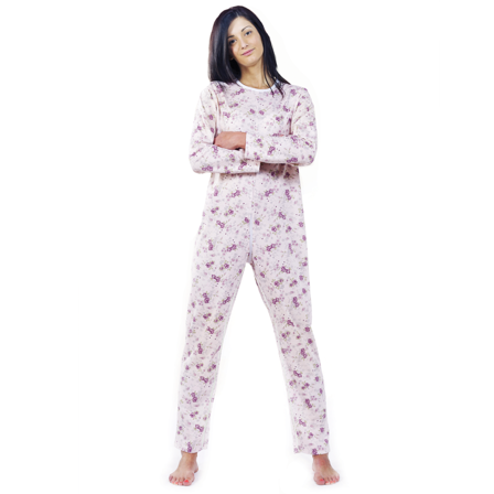 Pavis Pigiama Sanitario Per Degenti Donne Doppia Apertura Zip