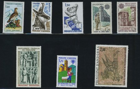 Fransk Andorra - Årgang 1979 - Postfrisk