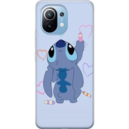Xiaomi Mi 11 Genomskinligt Skal Stitch rita