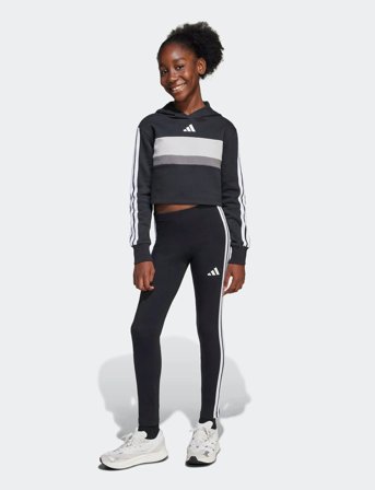 adidas Sportswear Jg 3S Tib Fl St - Black - 128