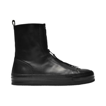 Ann Demeulemeester Reyers Sneakers in Leather Sort, Herre, Størrelse: 43 EU