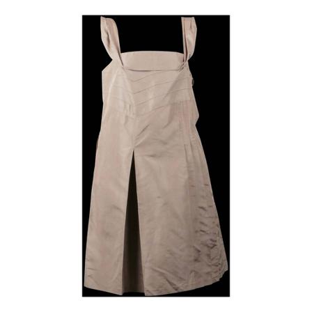 Miu Miu Pre-owned, Pre-owned Sleeveless Dress Beige, Dames, Maat:M