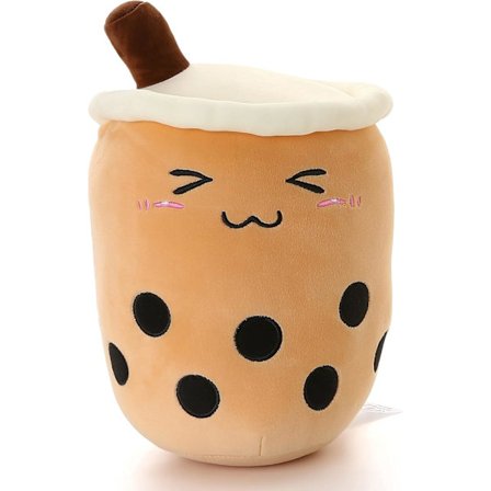 Fyldte Boba-bamser 25 cm bløde Bubble Tea-bamse legetøj pude sød mælkete