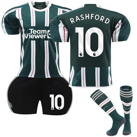 2023/24 Manchester United Bortedrakt #10 Rashford Fotballdrakt - Perfekt