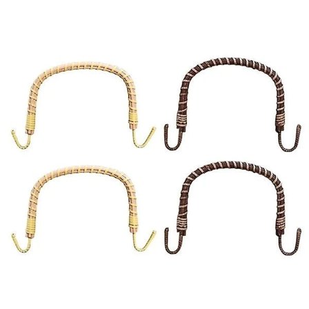 4 stk. Japansk Tegnebog Tekande Knop Håndtag Keramiske Tekander Rottinghåndtag Tekande Håndtag Udskiftning Keramiske Tekander Håndtag Blandede Farver