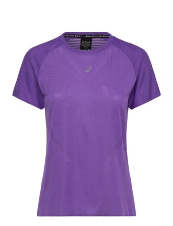 Asics Metarun Ss Top - Purple - XS