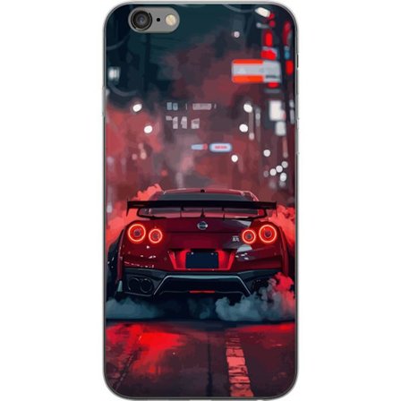 Kompatibelt Mobilskal till Apple Apple iPhone 6 Plus Sportbil Röd Drift Racing Tuning