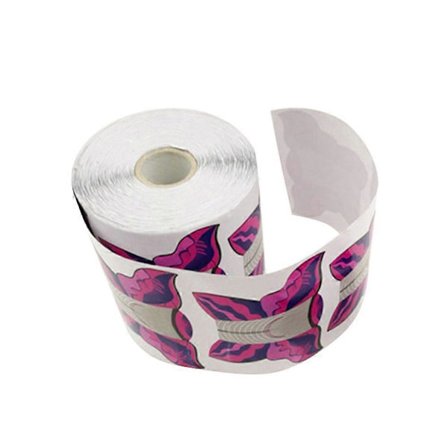 100 stk. Negleformer Formet Neglekunst Guide Form Klistremerke Akryl UV Gel Tipp Forlengelse Gylden Neglepapirholder Negleverktøy[D]