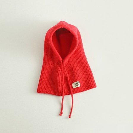 Lasten Soft Balaclava Lasten neulehattu PUNAINEN