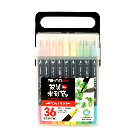 Art Marker Penselpenna för kalligrafimålning 12/18/24/36 Färguppsättning Set