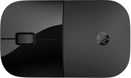 HP Z3700 BT Trådløs mus (dobbel sort) Bluetooth, 2.4Ghz / USB, optisk, Plug & Play, Win7/8/10/11, MacOS 10.3, Chrome