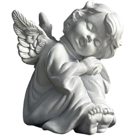 Ängel Resin Trädgårdsstaty Staty Fairy Angel Skulptur Hem