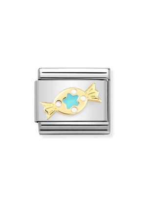 Symbols 18k Gold & ename Blue Sweet