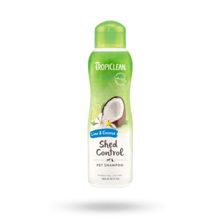 Tropiclean - TropiClean Shampoo Shed Control Lime Coconut 355ml - Pälsvård- För stora hundar