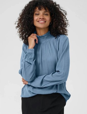 Kaffe Trine Blouse - Blue - 38