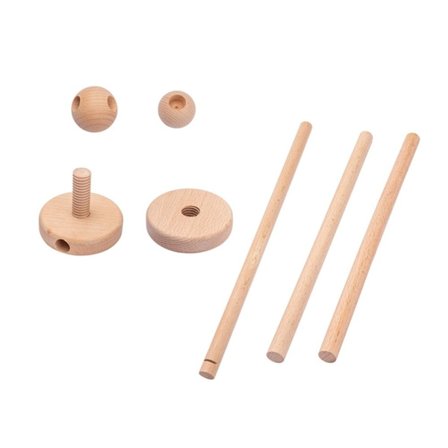 7st Monteringsskaller Set Sängklocka Support Spädbarnssäng