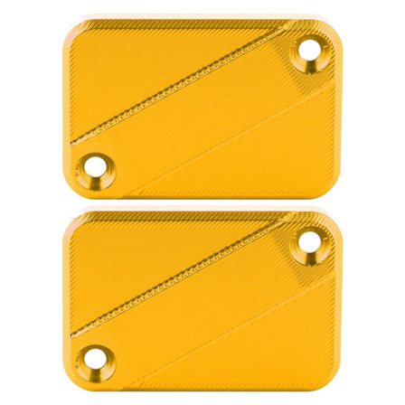 2 st Frontbromsvätskebehållare Lock Aluminiumlegering Passar Yamaha Tricity 125 155 Guld