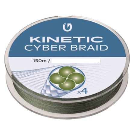 Kinetic 4 Braid 150m Dusty Green - 0.16mm