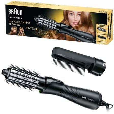 Varmluftsborste - BRAUN - Satin Hair 7 AS 720 - Svart - För kvinnor - Vuxen