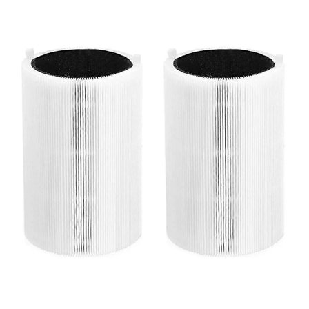 2 st Hepa-filter för Blue Pure 411/411+ & 3210 Luftrenare Filter Aktiverat Kol Ersättningsfilter [DB]