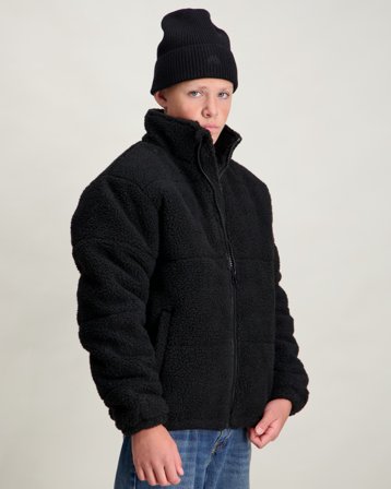 Grunt GRLaus Teddy Jacket Czarny Kurtki Chłopiec - Kids Brand Store