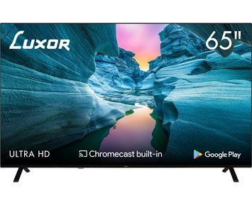 Luxor 65tum 4K UHD LED-TV med inbyggd Chromecast - LX6540UHD