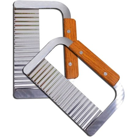 Aaltoileva viiltotyökalu, ruosteenestomateriaali ruostumattomasta teräksestä valmistettu terä takaa kestävyyden, monikäyttöinen vihannesleikkuri 