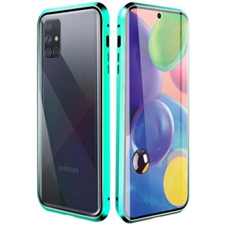 Samsung Galaxy A51 - Heltäckande Magnetiskt Skal Grön
