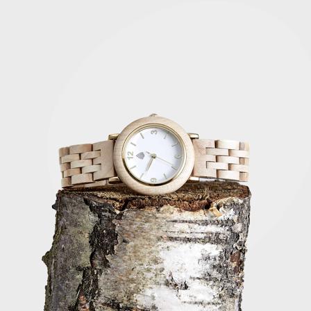 Die Birke Nachhaltige Naturholz-Armbanduhr für Frauen