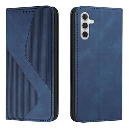 SAM A56 5G, S-formet etui, flip cover (blå)