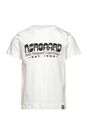 Printed Tee Thorlino Tee White Mads Nørgaard