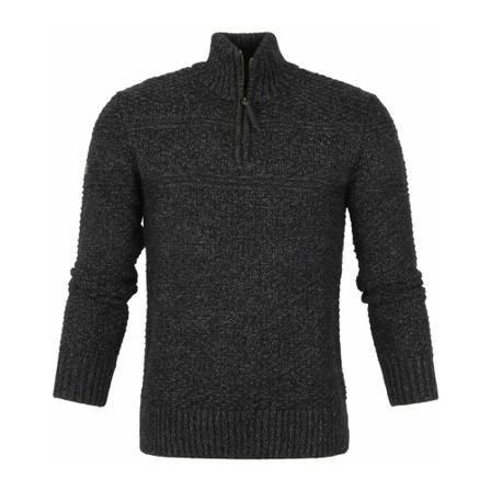 Superdry, Turtlenecks Zwart, Heren, Maat:S