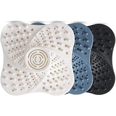 {xj} 3-pack Suihkukaivon hiuslukko hiussiivilä suihkusuodatin