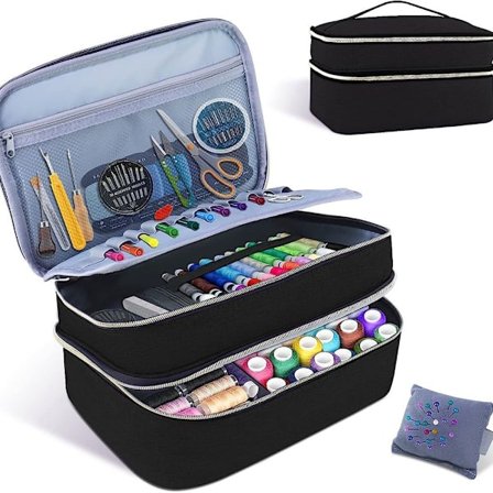 Ompelusarjan järjestelylaukku ompelutarvikkeiden säilytyslaukku 2 2