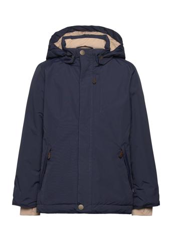 Matadyanko Fleece Lined Winter Jacket. Grs Outerwear Jackets & Coats Winter Jackets Navy Mini A Ture