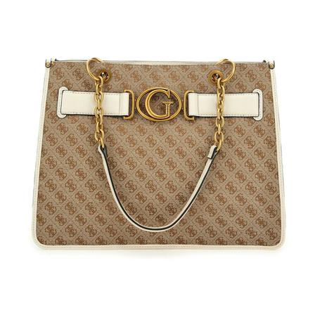 Guess, Shoulder Bags Bruin, Dames, Maat:ONE Size