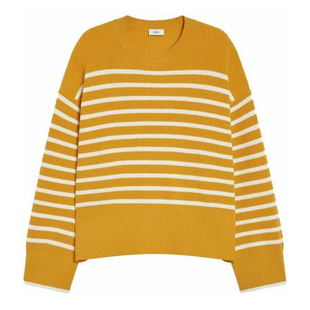 Closed, Striped Crew Neck Sunflower Żółty, Kobieta, Rozmiar: XS