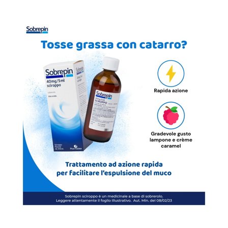 Sobrepin Sciroppo 200ml 40mg/5ml