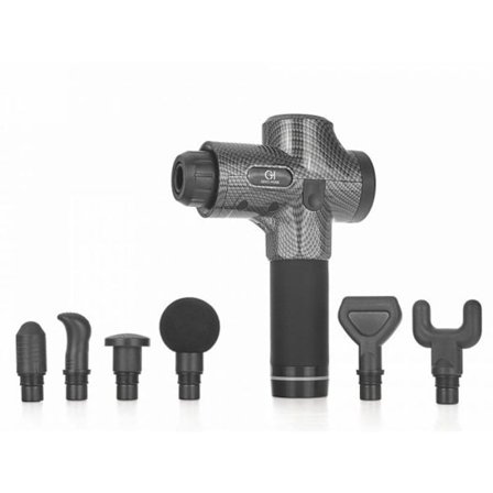 Geko massagepistol 100 W med fodral + 8 massagespetsar (10)