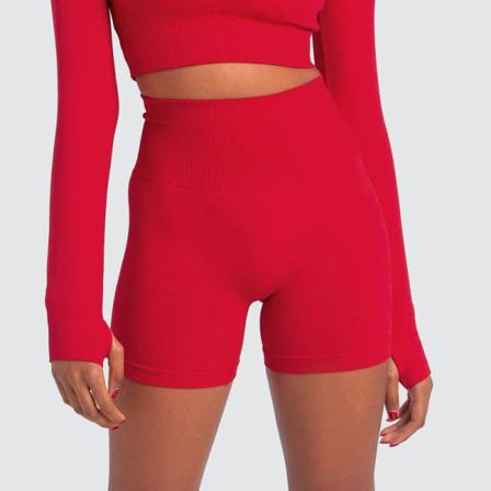 Snabbtorkande Yogashorts För Damer Enfärgade Leggings