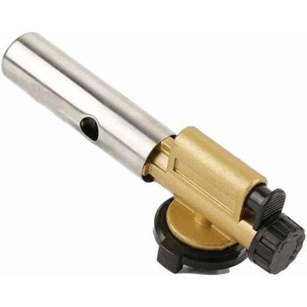Gassbrenner Kjøkken Blåsebrenner Flamme Blåsebrenner Pistol for Matlaging Grill Camping Fotturer Sveising, Maksimal Flammetemperatur 1300°C