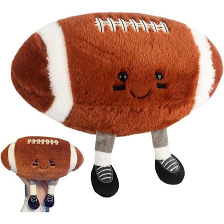 Rugby Plysjleketøy, Rugbypute, Myk Fluffy Tegneserie Plysjdukke, Gave til Rugbyelskere og Barn Jenter