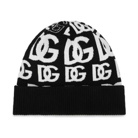 Dolce & Gabbana, Beanies Zwart, Dames, Maat:ONE Size