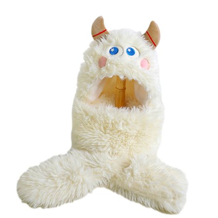 Grodor Eyes Form One-piece Hat Vindtät Värmande Tjocklek Beanie För Utomhus Running Fitness