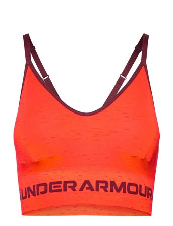 Ua Seamless Low Long Htr Bra Lingerie Bras & Tops Sports Bras - ALL Oranssi Under Armour