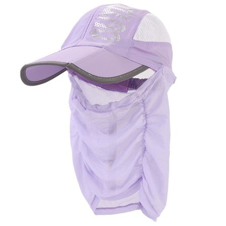 Dam för solskydd Löstagbara hattar med lock Vikbar cap med bred brätt
