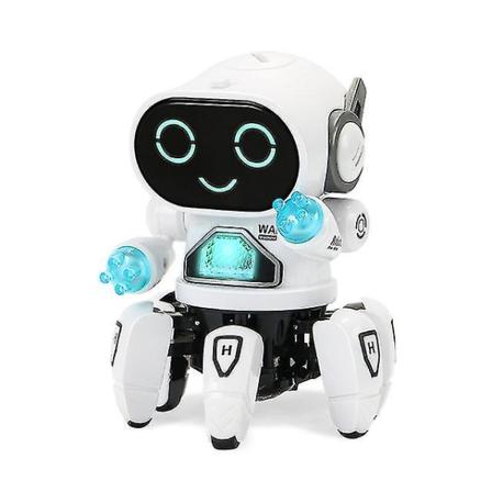 Emo Robot Smart Robots Dans Stemmekommando Sensor, Sang, Dans, Gentag Robot Legetøj Kompatibel med Børn Drenge og Piger Talking Robots -ES Dancing 
