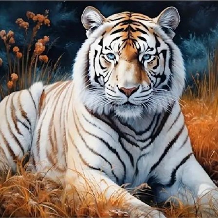 30x40cm 5D Diamantmaling Full Diamant, Dyr DIY Rund & Firkantet Diamant Veggkunst - YY510-8