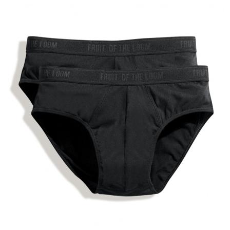 Fruit Of The Loom Klassiska Sportbyxor För Män (paket Med 2) M Svart