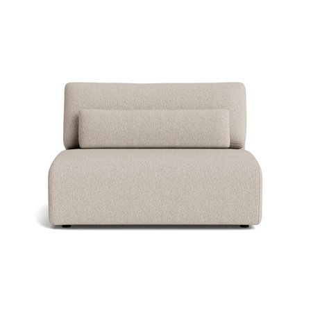Cloud 1-Sitzer-Modul Sofa in Mito Beige, modernes Design, 80cm Breite, bequeme Nozag-Federung, modular erweiterbar für individuellen Wohnkomfort.